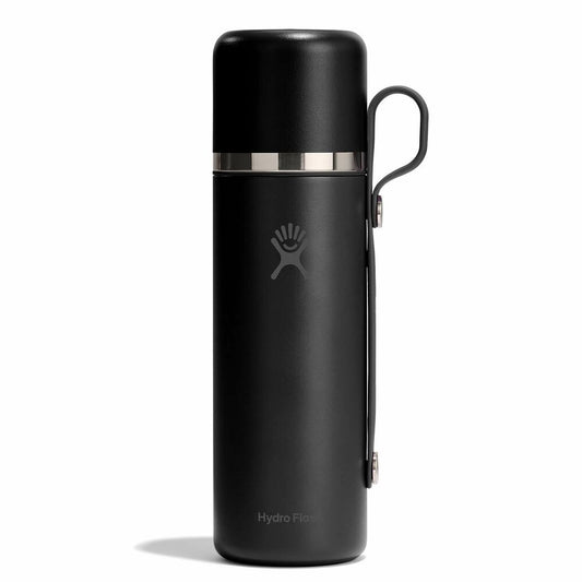 28 oz Hot Flask & Cup - Black